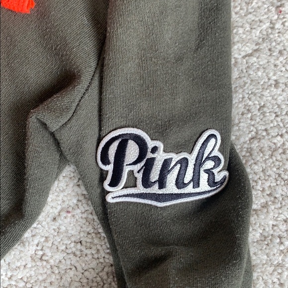 Pink 1/4 zip hoodie - Picture 3 of 5